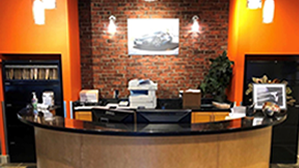 Front desk of the Bellingham ABR office